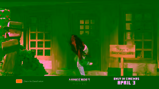 Warner Brothers A Minecraft Movie In cinemas April 3 Ad Commercial Brand Imagery Photoshoot 2