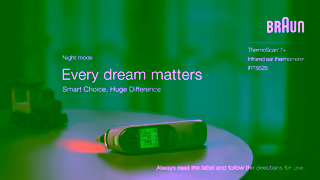 Braun Braun ThermoScan 7 Ear Thermometer with Night Mode 30s Ad Commercial Brand Imagery Photoshoot 2