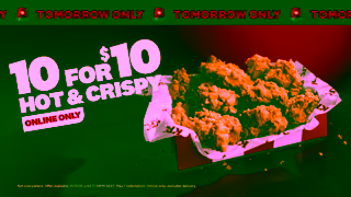 KFC KFCs 10 for 10 Hot Crispy Ad Commercial Brand Imagery Photoshoot 0