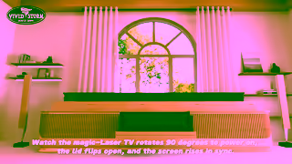 VIVIDSTORM Limited to 99 Units130Inch DUNE Laser TV Cabinet The Ultimate Luxury Home Theater Ad Commercial Brand Imagery Photoshoot 0