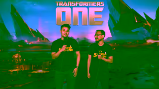 Paramount Pictures TRANSFORMERS ONE Family Audience Reactions 30 2024 Movie Chris Hemsworth Brian Tyree Henry Ad Commercial Brand Imagery Photoshoot 1