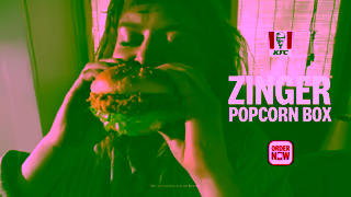 KFC KFCs Zinger Popcorn Box Ad Commercial Brand Imagery Photoshoot 0