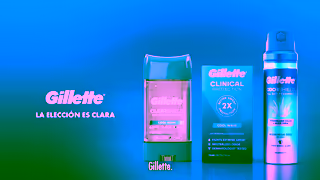 Gillette Antitranspirante Gillette Clear Gel con Aarn Snchez La Eleccin es Clara Ad Commercial Brand Imagery Photoshoot 2