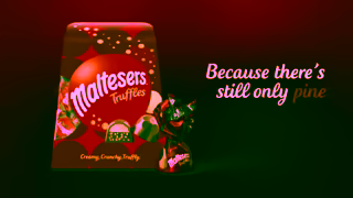 Maltesers Maltesers Truffles Because theres still only pine needles under the tree Ad Commercial Brand Imagery Photoshoot 1