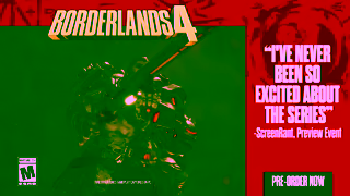 Borderlands BL4 BASE PREVIEW EVENT ACCOLADES SCREENRANT PRE ORDER NOW 06 ENUS ESRB ALL 1920x1080 FINAL Ad Commercial Brand Imagery Photoshoot 1