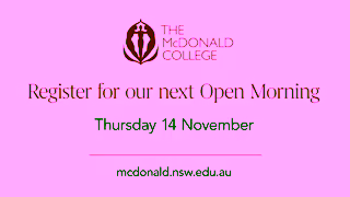 The McDonald College Youre invited to our next Open Morning on 14 November 2024 Ad Commercial Brand Imagery Photoshoot 2