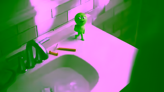 Green Gobbler Green Gobbler Clogged Bathroom Sink Drain Let the Gobbler Get It Ad Commercial Brand Imagery Photoshoot 0