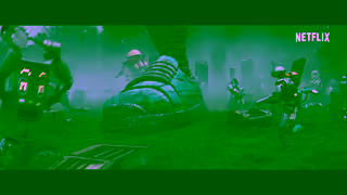 Netflix The Electric State Official Trailer Netflix Ad Commercial Brand Imagery Photoshoot 2