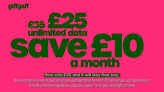 Giffgaff giffgaff MarchUnlimited supers only 15s 16x9 OLV Ad Commercial Brand Imagery Photoshoot 2