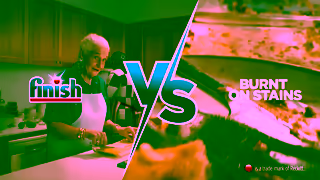 Finish Finish VS Burnt On Stains Ad Commercial Brand Imagery Photoshoot 0