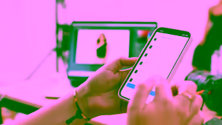 Square Square helps Brittney Saunders manage her retail business on the go using her phone Ad Commercial Brand Imagery Photoshoot 1