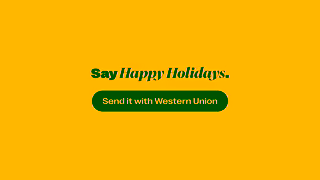Western Union 0 transfer fee on your first online transfer this holiday Ad Commercial Brand Imagery Photoshoot 1