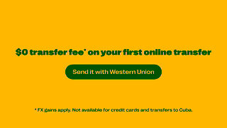 Western Union 0 transfer fee on your first online transfer this holiday Ad Commercial Brand Imagery Photoshoot 2