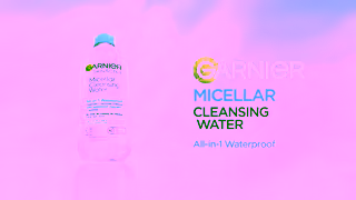 Garnier Garnier Micellar Cleansing Water Allin1 Waterproof Makeup Remover for Longwear Makeup Ad Commercial Brand Imagery Photoshoot 0
