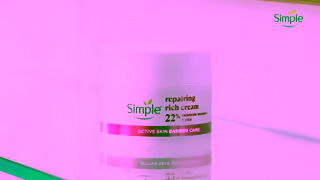 Simple Skincare Repair Your Skin Barrier in 2 Hours with Simples Active Skin Barrier Care Cream Ad Commercial Brand Imagery Photoshoot 2