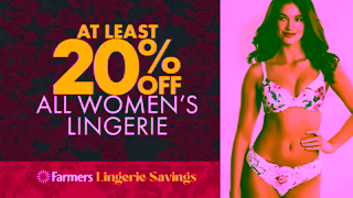 Farmers Farmers Lingerie Sale On Now Ad Commercial Brand Imagery Photoshoot 0