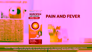 Nurofen Nurofen for Children Cold and flu pain fever relief for up to 8 hours Ad Commercial Brand Imagery Photoshoot 2