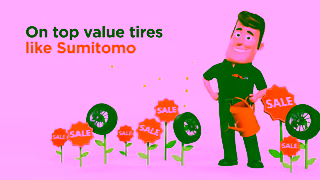 KALTIRE Sumitomo Tires on Sale 40 Off Ad Commercial Brand Imagery Photoshoot 1
