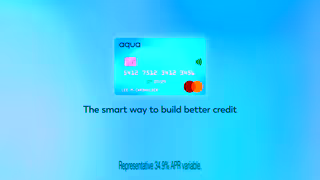 Aqua Card Get that better credit feeling with Aqua The smart way to build better credit Ad Commercial Brand Imagery Photoshoot 2