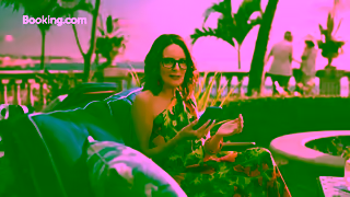 Booking.com Tina Fey books holiday homes for whoever she wants to be Bookingcom Ad Commercial Brand Imagery Photoshoot 0