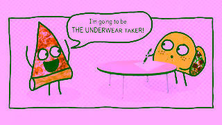 Random House Kids A New Pizza and Taco Adventure Wrestling Mania Ad Commercial Brand Imagery Photoshoot 1