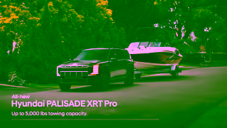 Hyundai Tow up to 5000 lbs with the allnew PALISADE XRT Pro Hyundai Canada Ad Commercial Brand Imagery Photoshoot 0