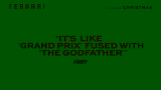 Elevation Pictures FERRARI In Theatres Christmas Ad Commercial Brand Imagery Photoshoot 2