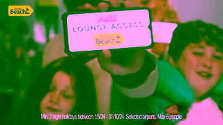 On the Beach Holidays You Booking Geniuses FREE Airport Lounge is here Ad Commercial Brand Imagery Photoshoot 1