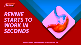 Rennie Fall Back In Love With Food Rennie Gives Fast Relief from Heartburn and Indigestion Ad Commercial Brand Imagery Photoshoot 1