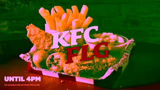 KFC KFCs 495 Fill Up Ft Fried Cookie Dough Ad Commercial Brand Imagery Photoshoot 2