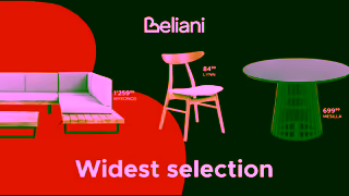 Beliani Beliani Megaboard 2024 15s UK Horizontal Ad Commercial Brand Imagery Photoshoot 0