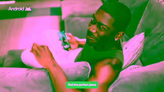 Google Android Y2K vibes for Rockstar Energy Presents Parklife thanks Androids Circle to Search Ad Commercial Brand Imagery Photoshoot 0