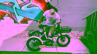 MOONCOOL Master the Fold with the TK1 Folding Electric Trike electrictricycle Ad Commercial Brand Imagery Photoshoot 1