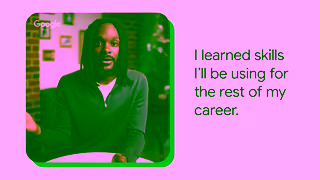 Google Career Certificates 2025 GCC YT Skills Learned DME VD2 30 16x9SLG Ad Commercial Brand Imagery Photoshoot 2