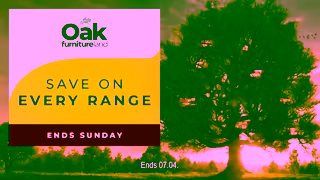 Oak Furnitureland OFL Easter Sale Bumper ENDS SUNDAY 16 x 9 Ad Commercial Brand Imagery Photoshoot 2
