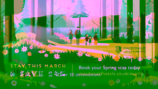 Macdonald Hotels Splendid Spring Stays at Macdonald Hotels Resorts Ad Commercial Brand Imagery Photoshoot 0