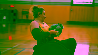 Bupa Meet Shae Graham wheelchair rugby champion and Bupa Ambassador Ad Commercial Brand Imagery Photoshoot 1