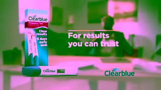 Clearblue Clearblue Digital Ultra Early Pregnancy Test gives results you can trust for United Kingdom only Ad Commercial Brand Imagery Photoshoot 2