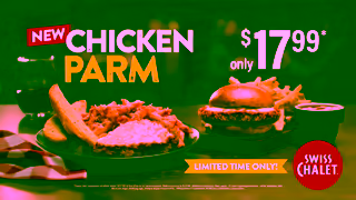 Swiss Chalet Swiss Chalet Chicken Parm Ad Commercial Brand Imagery Photoshoot 2