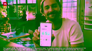XTB Earn a boosted 65 AER Interest on your Stocks Shares ISA Ad Commercial Brand Imagery Photoshoot 0