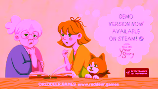 RedDeer Games Tell Me Your Story Demo Gameplay Trailer Steam Nintendo Switch Ad Commercial Brand Imagery Photoshoot 2