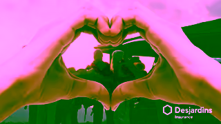 Desjardins Insurance Desjardins Insurance Insurance with a heart so big it shows Embracing life momentsHeart Hands Ad Commercial Brand Imagery Photoshoot 1