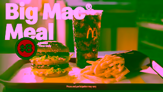 McDonalds McDonalds Big Mac Meal Loading Ad Commercial Brand Imagery Photoshoot 1