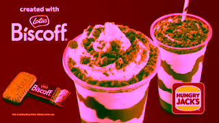 Hungry Jacks Hungry Jacks Biscoff Storm Shake are back Ad Commercial Brand Imagery Photoshoot 2