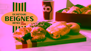 Tim Hortons Tims Beignes rtro Ad Commercial Brand Imagery Photoshoot 2