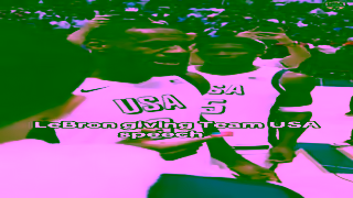 ESPN LeBron after defeating Germany via USABasketballTT Ad Commercial Brand Imagery Photoshoot 2