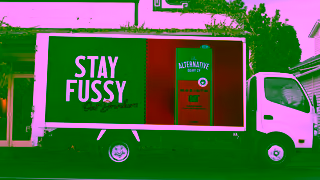 The Alternative Dairy Co The Alternative STAY FUSSY Truck Oat Ad Commercial Brand Imagery Photoshoot 1