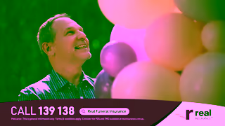 Real Insurance Real Funeral Insurance Birthday TV Ad 2024 Ad Commercial Brand Imagery Photoshoot 0