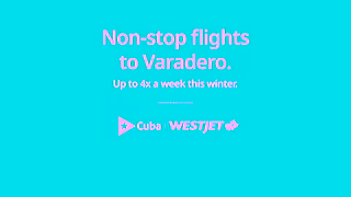 WestJet Find nonstop flights up to 4x a week from Toronto to Varadero Ad Commercial Brand Imagery Photoshoot 2