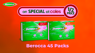 Berocca Half Price Berocca 45 Packs At Coles 16th Aug till 22nd Aug 15 secs Ad Commercial Brand Imagery Photoshoot 0